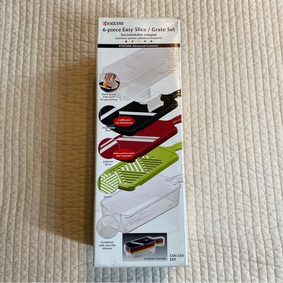 Kyocera Advanced Ceramics 6-Piece Easy Slice / Grate Set - Picture 2 of 16